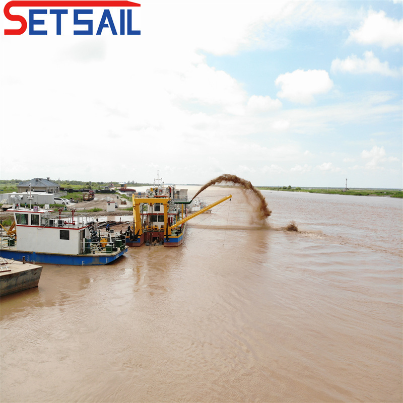 24 Inch Hydraulic Cutter Suction Sand Dredger with Diesel Engine