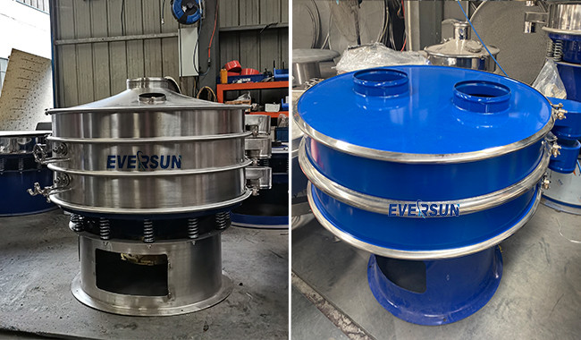 Multilayer High Efficiency Aluminum Powder Sieve Plastic Granule Vibrating Screen