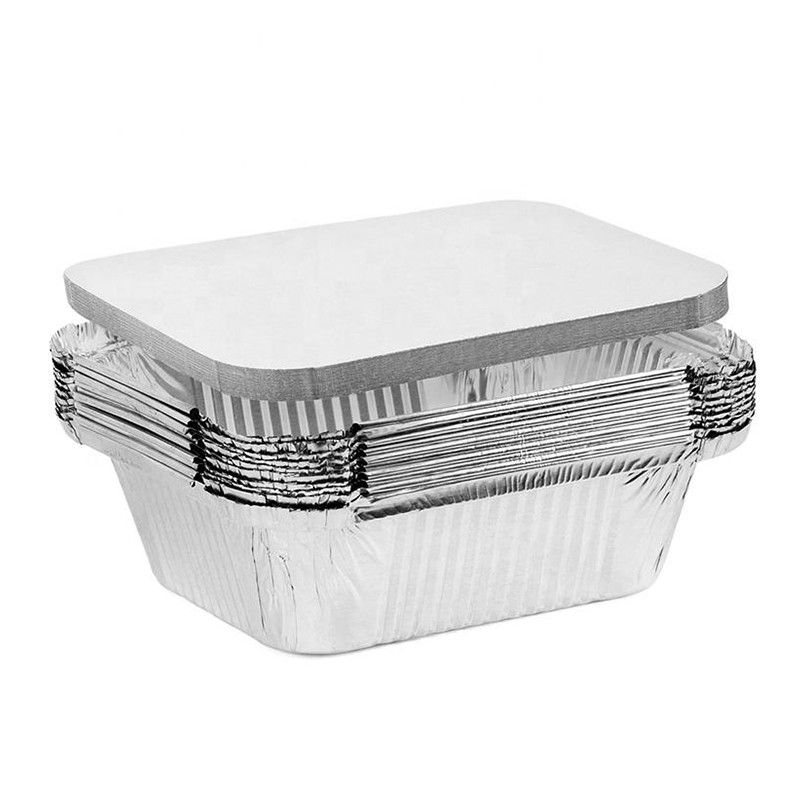 6.8 Oz Rectangular Mini Cup Disposable Aluminum Foil Cake Loaf Pan