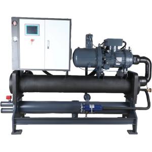  accuracy Industrial Chiller with Semi Hermeic Screw Compressor Type and 172KW Cooling Capacity Manufactures