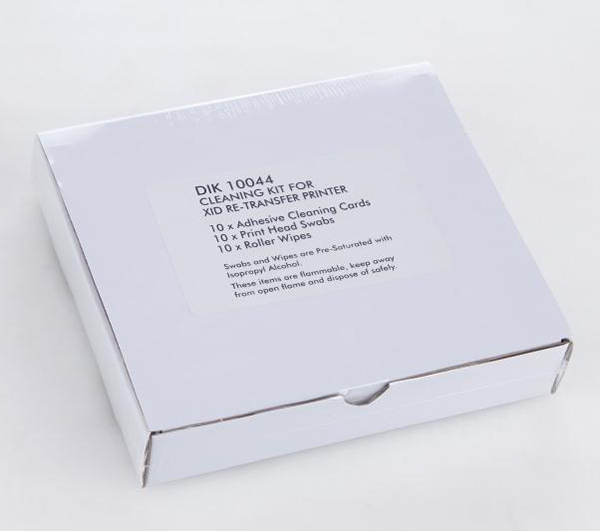 XID Retransfer Card Printers Cleaning Kit 10 x Roller Wipes No Adhesive Cleaning Cards