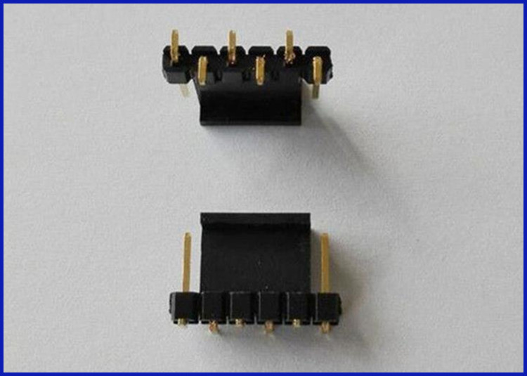  Pitch 2.54mm B To B Pin header connector SMD 1* 6p Zigzag type Manufactures