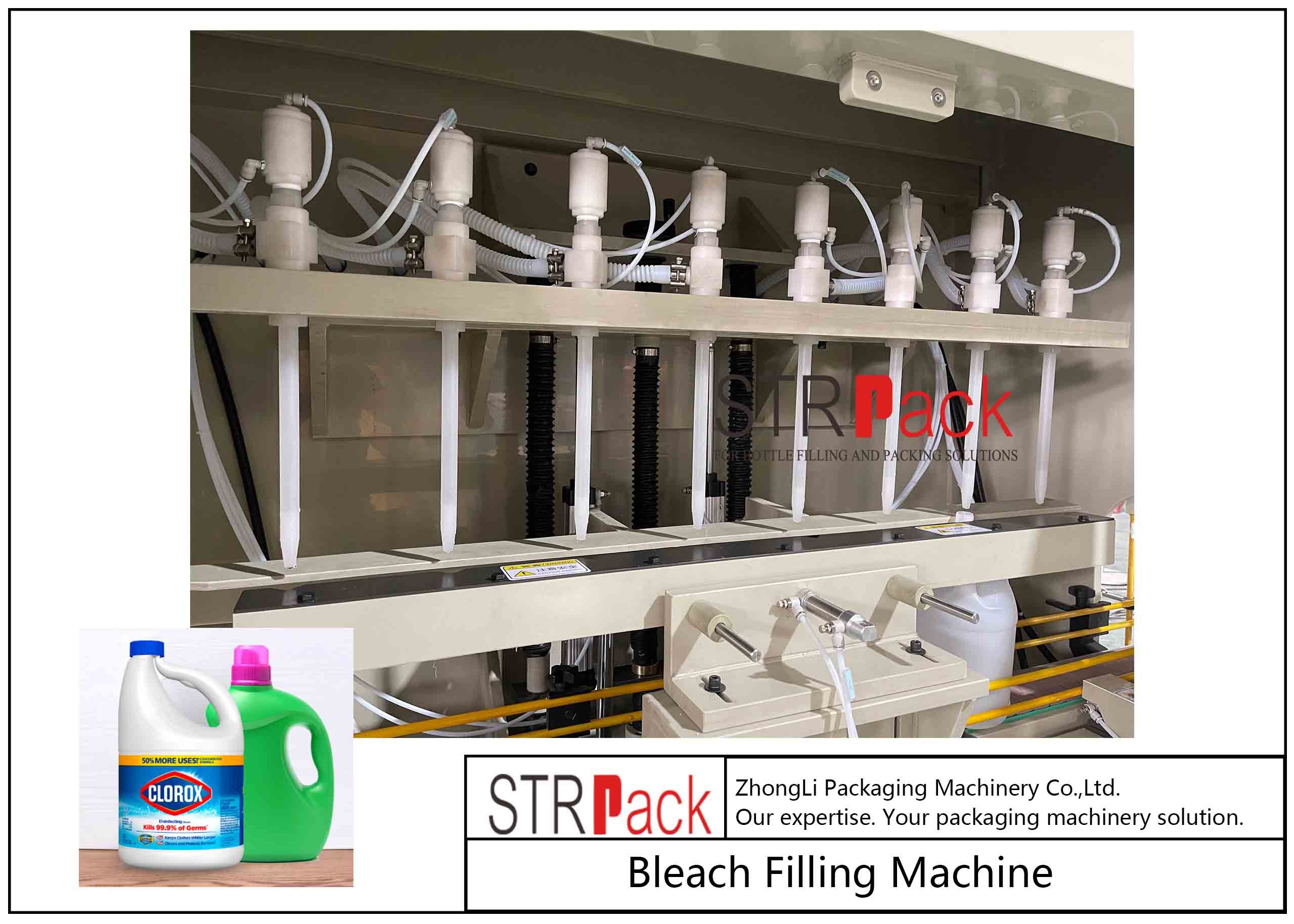 Gravity Filling Automatic Corrosive Liquid Filling Machine with Customizable Filling Volume & High-speed Filling