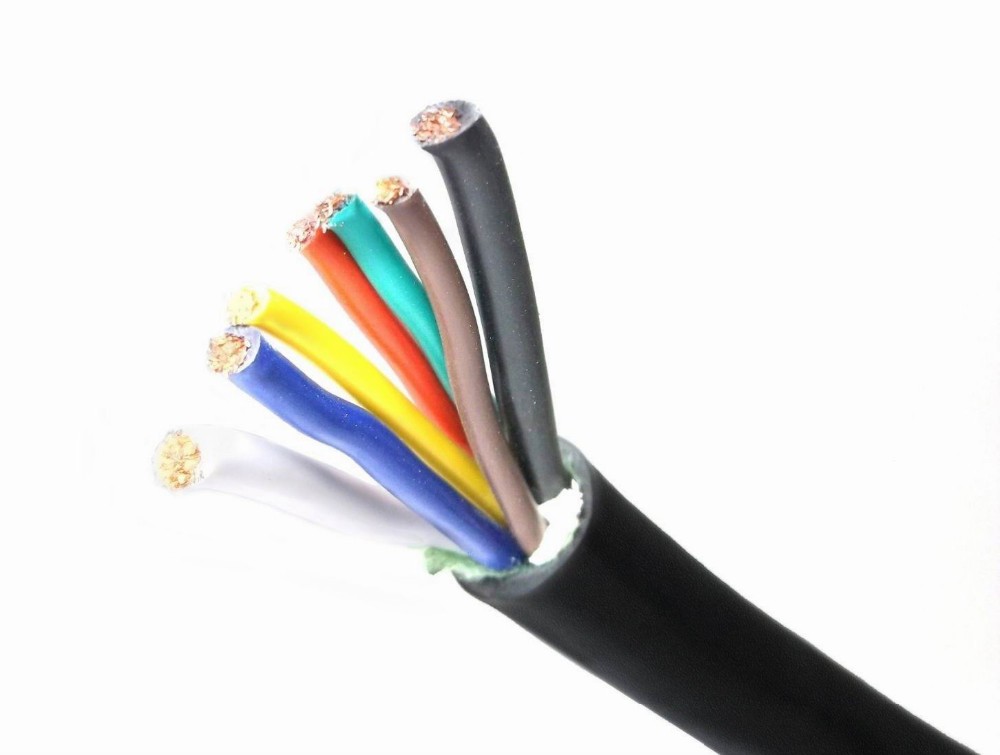 Trailer Light Connector Cable With Pvc Jacket And Copper Conductor
