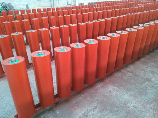 Idler Carrier Painting Conveyor Steel Roller For Bulk Materials Handling