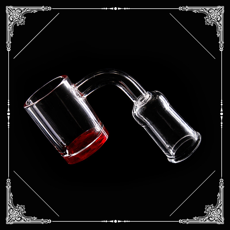 Opaque Bottom Gavel Flat Top Quartz Banger Nail Bottom XL Quarts Nails Oil Dab