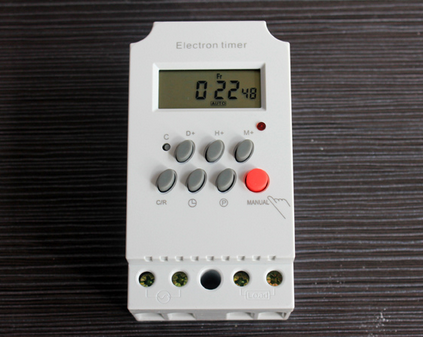25a 12v LCD time daily battery powered electric relay switch
