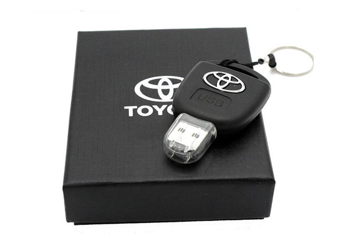 White Car Key Shape Usb Stick Drive 8g 2.0 Show Life Brand Pp Box Packed