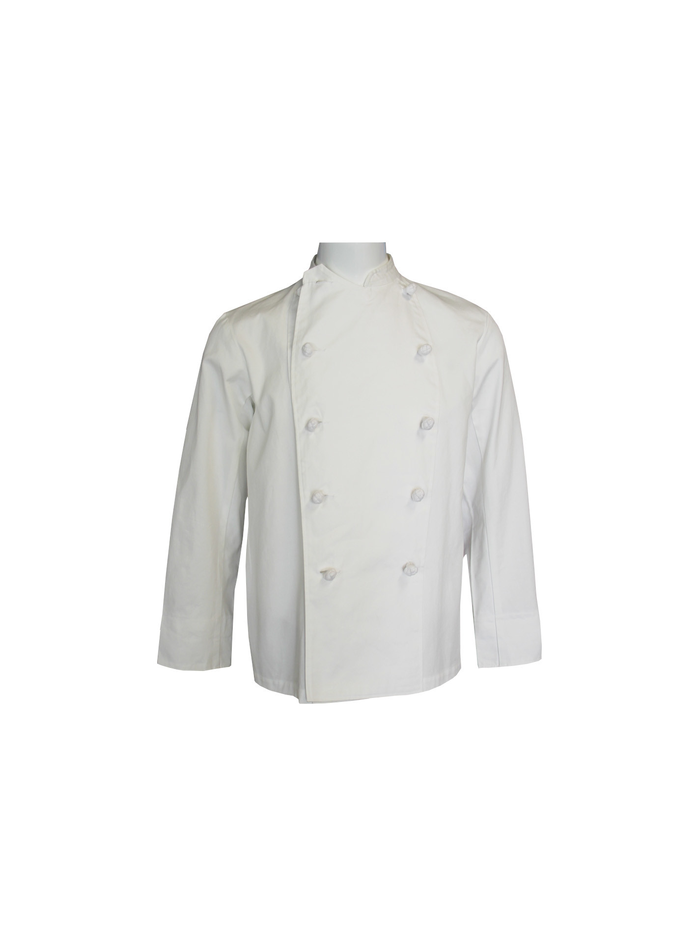 220 GSM Long Sleeve Chef Coat Cotton 100% Work Wear White