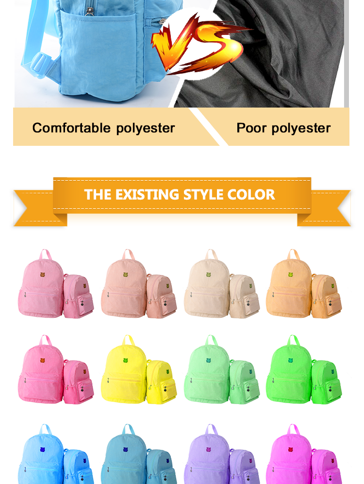 Teen Personalised Kids Backpack Exquisite Custom Logo Digital Printing Popular