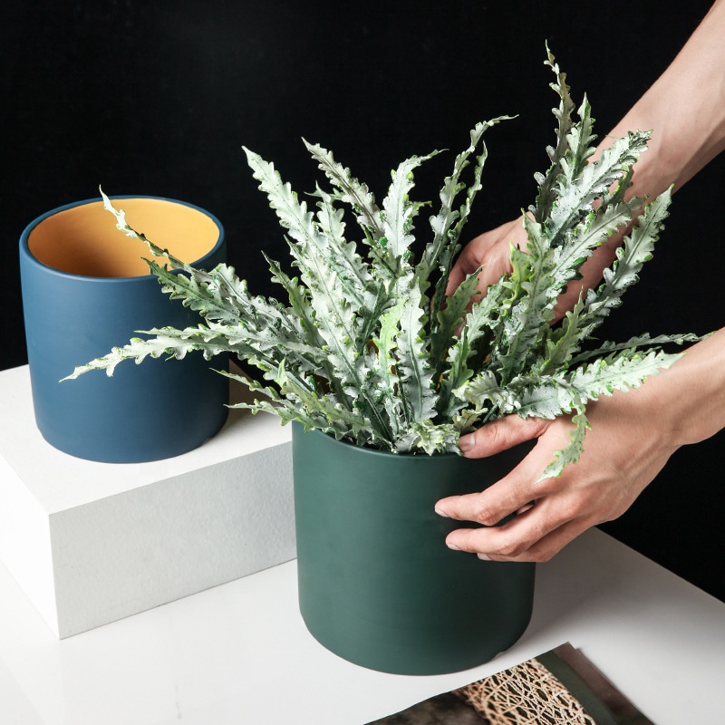 3 4 5 Inch 6 Inch Ceramic Planters Ceramic Cylinder Plant Pot Nordic Ceramic Flower Pot