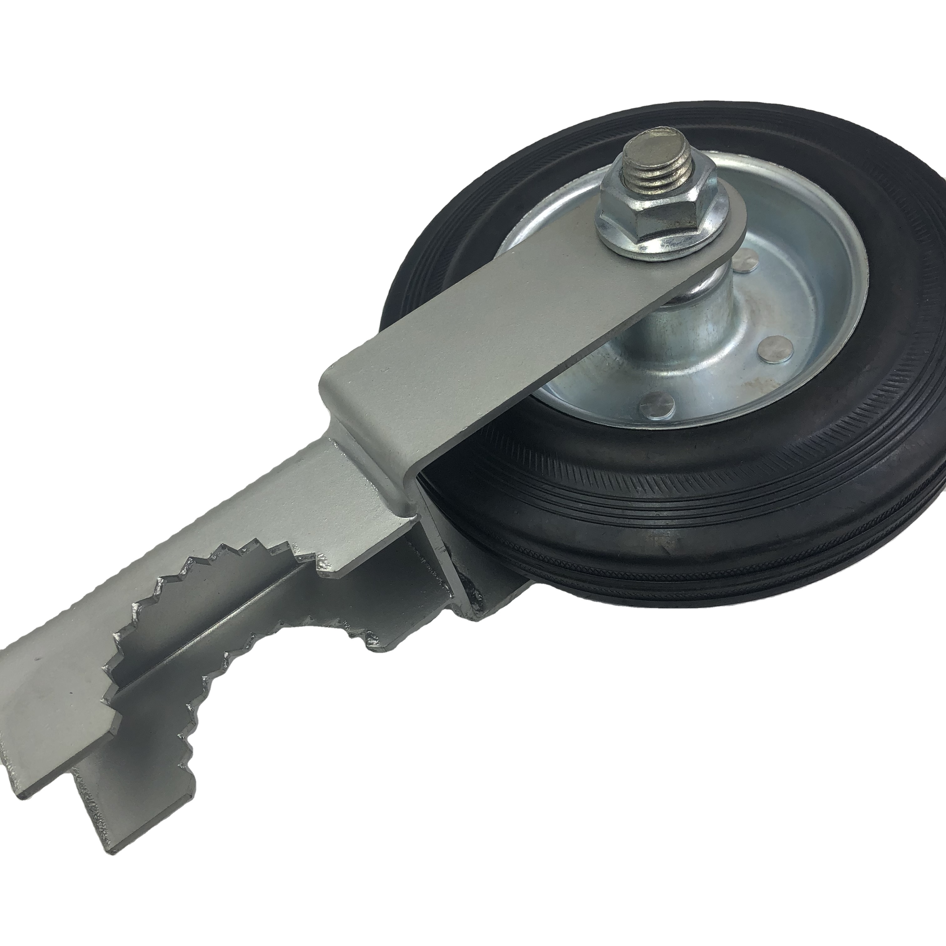 Heavy Duty Metal Sliding Spring Gate Wheel for Outdoor Garden and Security Fence Gate
