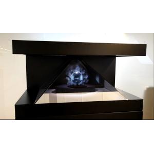  Advertising 3D Holographic Display Pyramid Showcase Holocube With Audio Manufactures