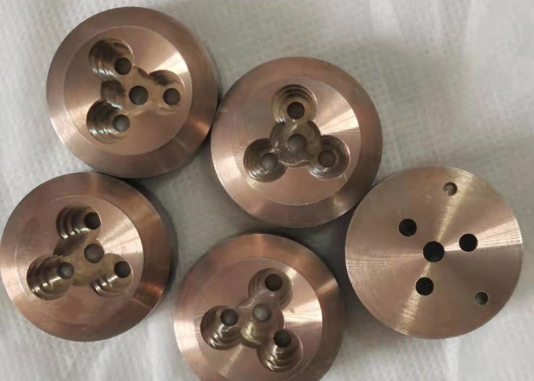 High Temperature Resistant Mechanical Tungsten Copper Alloy Parts for Spot Welding