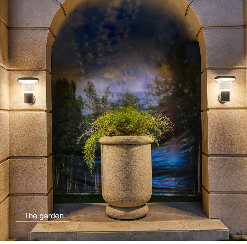 10w 15w 20w Solar Powered IP65 Wall Mounted Led Wall Lamp Outdoor Park Solar Light
