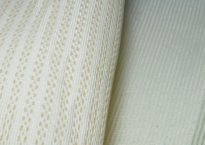 Knitted Grey Polyester Mesh Space Mesh Fabric 3mm For Seat Back