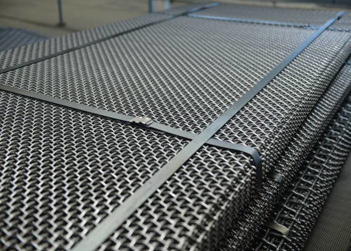 High Opening Area And Accurate Sizing Industrial Woven Wire Mesh Screens For Mining And Recycling