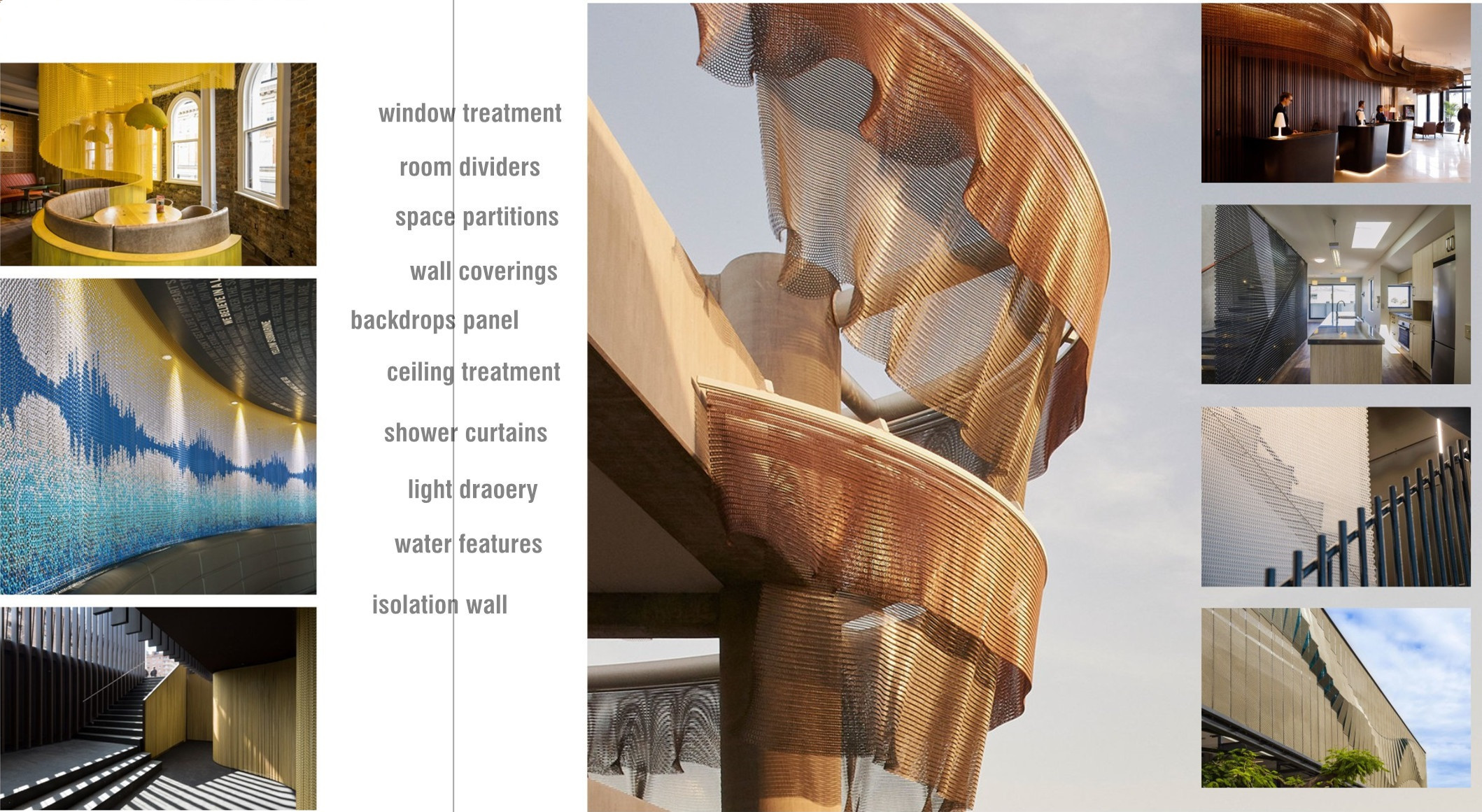 Easy Installation Welded Wire Ring Mesh For Decorative Curtain Wall