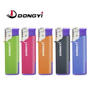 Customizable Windproof Lighter Flameless Electronic Lighter with LED Lamp DY