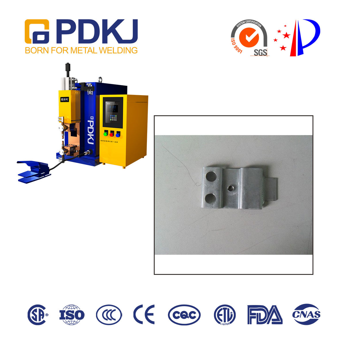 Desktop Intermediate-Frequency Inverse DC Spot Welding Machine For Hardware