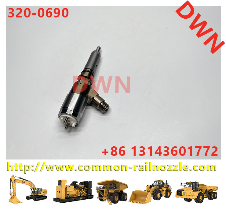 Excavator spare parts C6.6 engine fuel injector 320-0680 3200680 320-0690 320-0677 2645A746 fuel injector