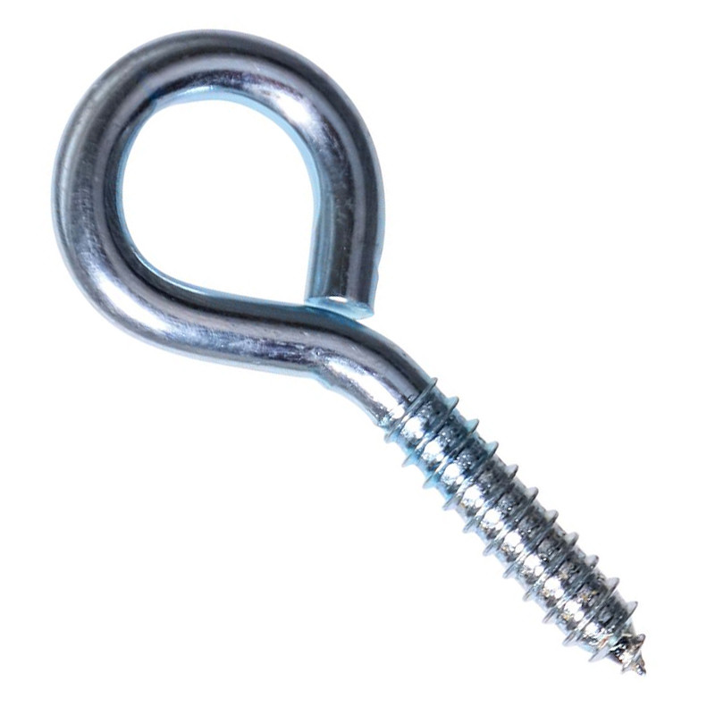 Round Head Screw Eye Metal Stainless Steel Screw Eye Hooks 25mm Pins Mini 6x13 Hooks 4mm 7mm
