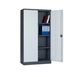 China 2 Doors 0.6mm  Flat Filing Cabinets Office School Knock Down Steel File Storage on sale