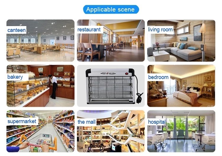 LED UV ultraviolet Indoor Electric Bug Flies Insect Mosquito Pest Catcher Control Trap Zapper Killer Lamp