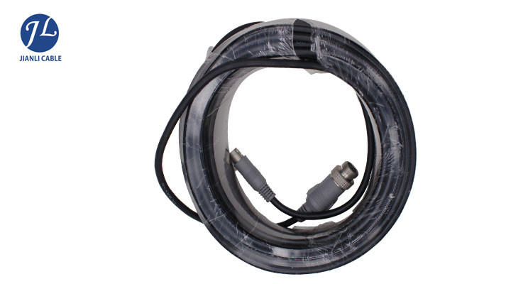 0.1M 4Pin Connector To MINI DIN Cable For Car Rear View Reverse Camera System