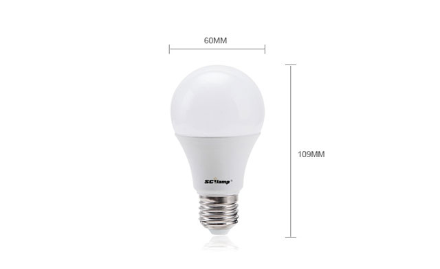 7W high lumen LED E27 bulb manufacturers