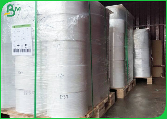 50g FDA Approved Sack Kraft Paper Natural White Stiffness For Making Toast Bag