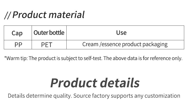 PETG Makeup Storage Jars Clear Plastic Jar For Packaging Transparent Plastic Container