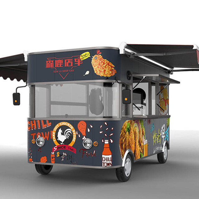 Multifunctional Automatic Gasoline Food Trailer for Full Automatic Mobile Food Truck