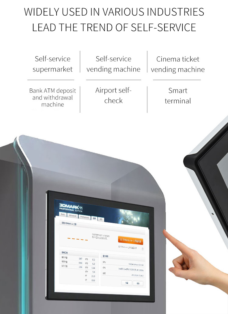 1920x1080 Windows Capacitive Integrated Embedded Touch Screen Pc