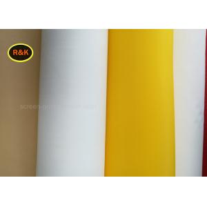 Plain Weave Polyester Silk Screen , Polyester Monofilament Mesh For Shirts