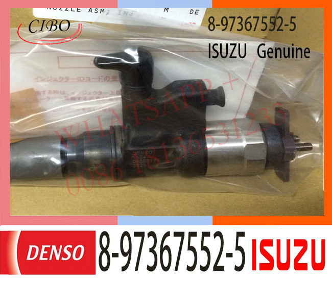 8-97367552-5 ISUZU Fuel Injector 8-97367552-3 For 4HL1 6HK1 095000-5500 095000-5504