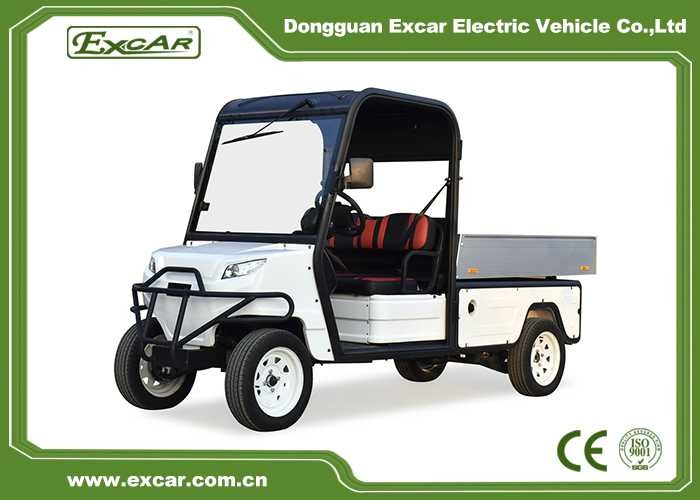 60-100km Electric Golf Car With Aluminum Cargo , Mini Electric Utility Carts