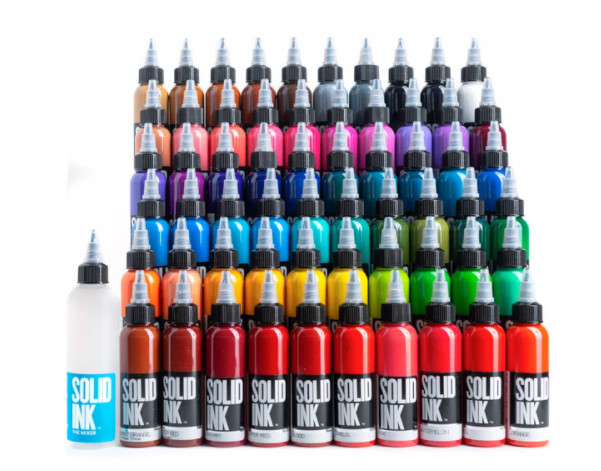 Organic Vegan Solid Ink Tattoo Ink Dark Brown 30ML 260ML Non Toxic