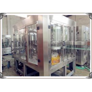 Easy Operate Vial Liquid Beverage Filling Machine PLC Control 3 In 1 Water Filling Machine