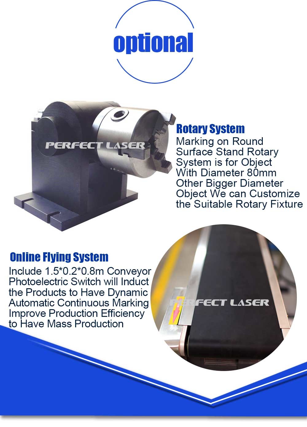 30W / 50W / 100W Metals / Nonmetals 3D Laser Engraving Machine