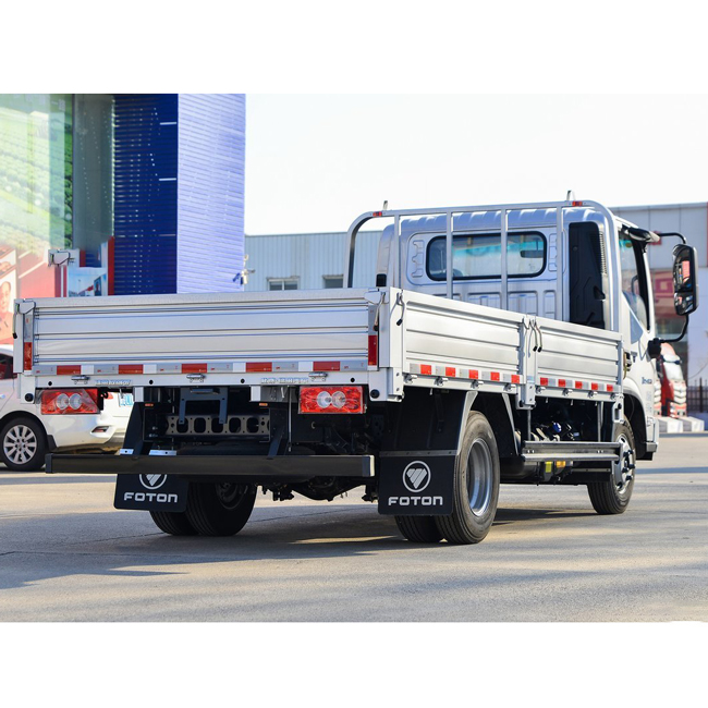 Customized Mini FOTON 4X2 Truck Van Trucks Cargo Van Truck With 4.2Meter Cargo Boxes