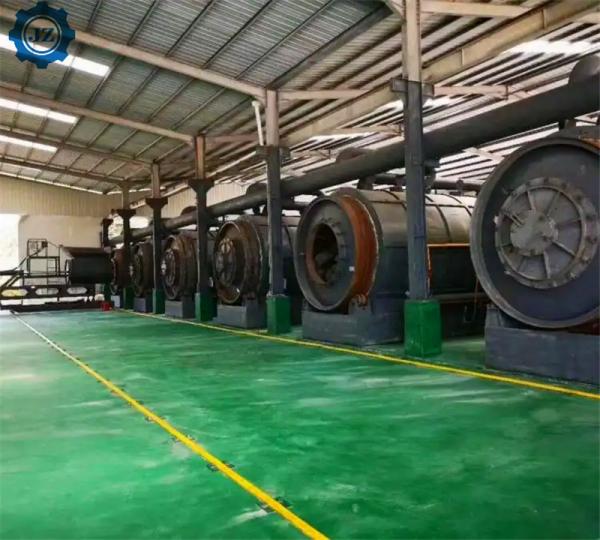 30 Ton Fully Continuous Automatic Waste Tyre Recycling Pyrolysis Plant For Fuel