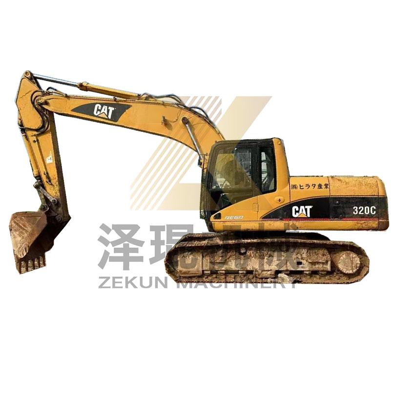 Secondhand Japan Used Caterpillar CAT 320C 320CL Ship Excavator in with Competitive