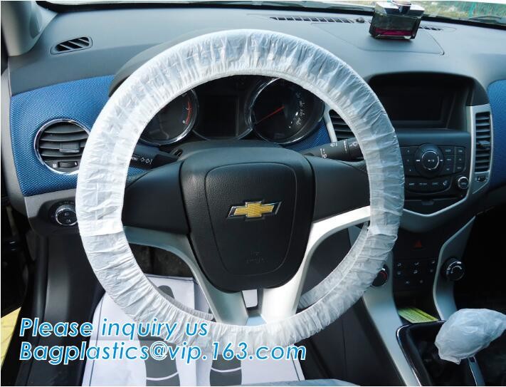 steering wheel 5 in 1 clean kits Disposable seat cover disposable steering wheel cover disposable gear shift cover dispo