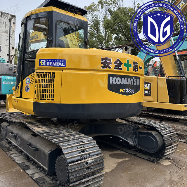Komatsu PC128US excavator with excellent power durability and high efficiency Japanese Komatsu 12.8ton PC128US medium excavator