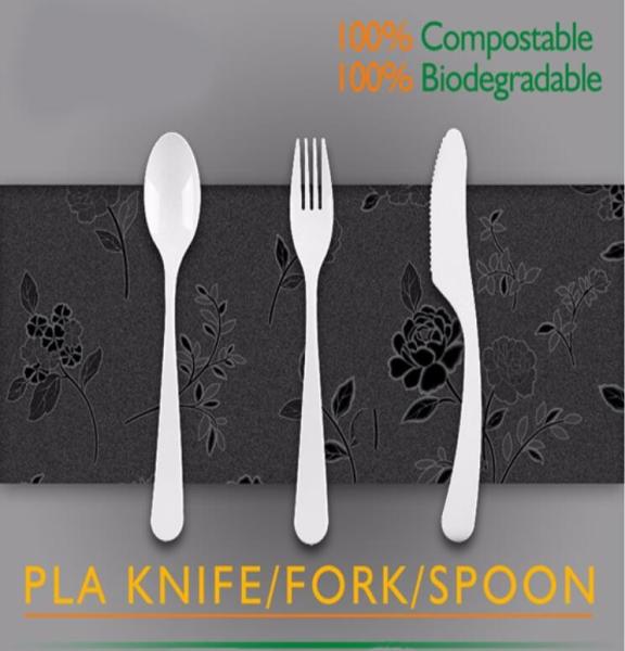 Compostable cutlery,PLA Biodegradable Disposable cutlery Biodegradable