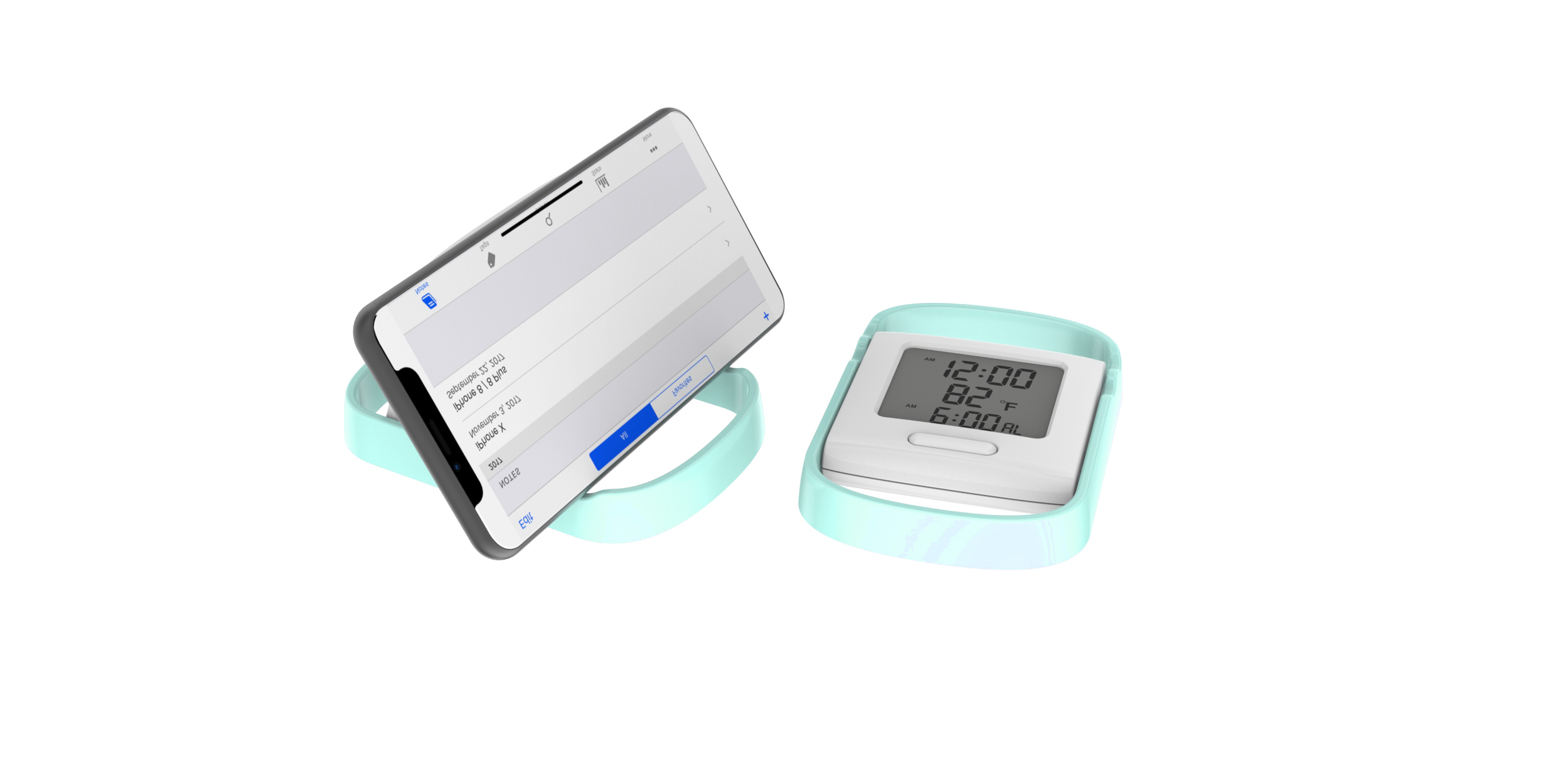 LCD Mini Digital Clock Digital Bedside Clock For Family And Fashionable Design