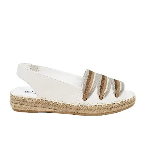 Round Toe Espadrilles Shoes High Heel With Authentic Espadrilles Sole Material