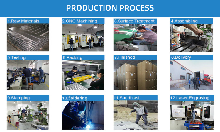 high precision aluminum parts for industrial machines