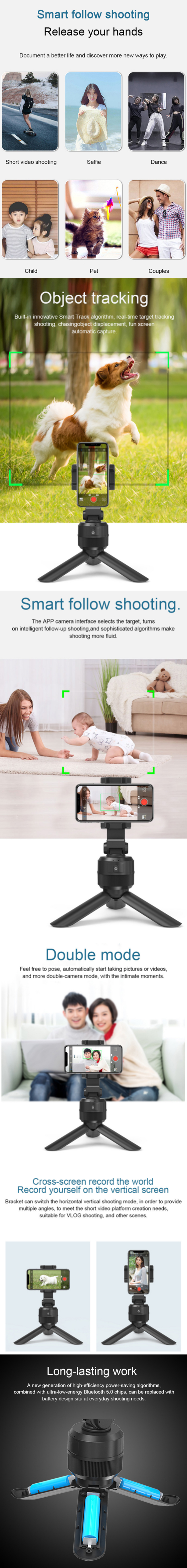 Selfie Stick with Blue-tooth Remote for Smartphones - with Universal Phone Holder up to 3.25 Inch in Width - Adjustable Handheld